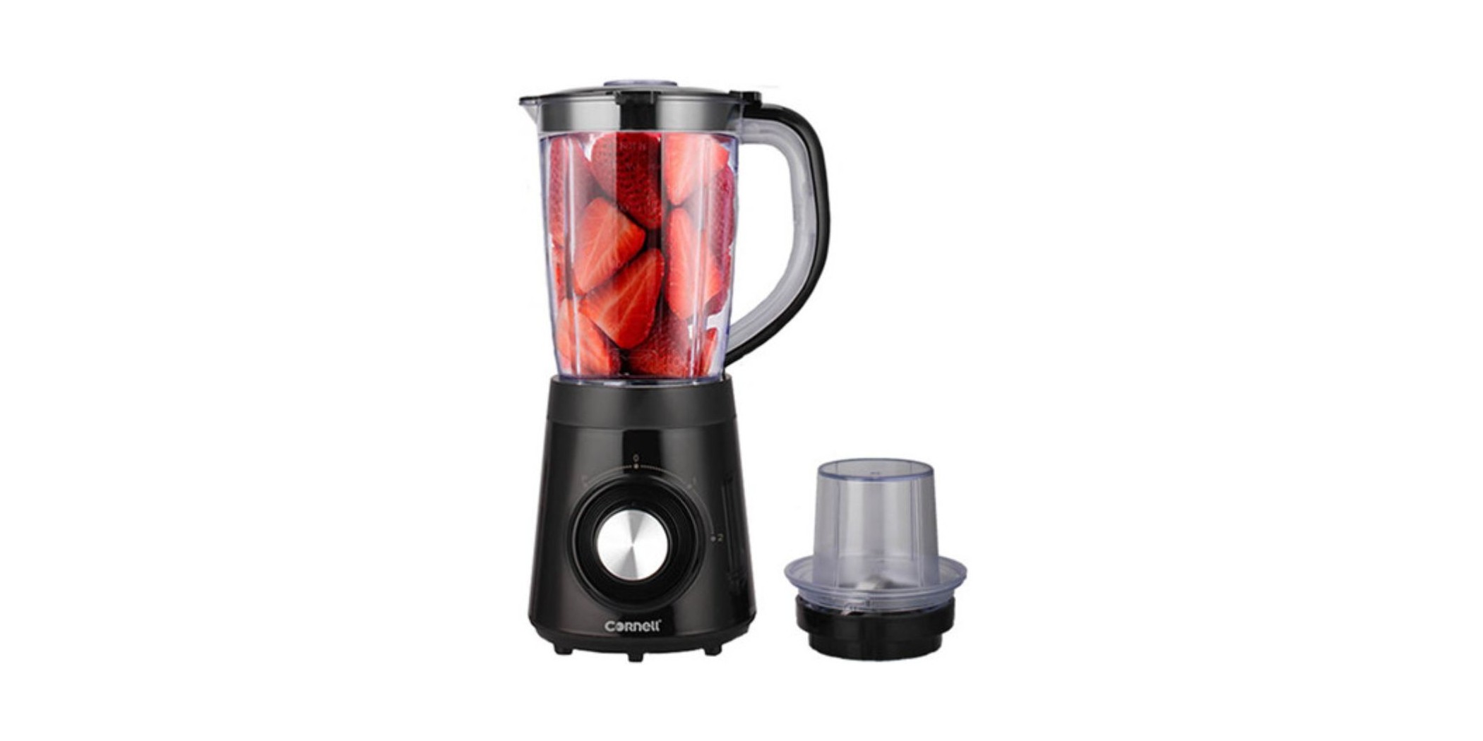 Cornell CBL-S252PMB 1.5L Black Plastic Blender With Grinder