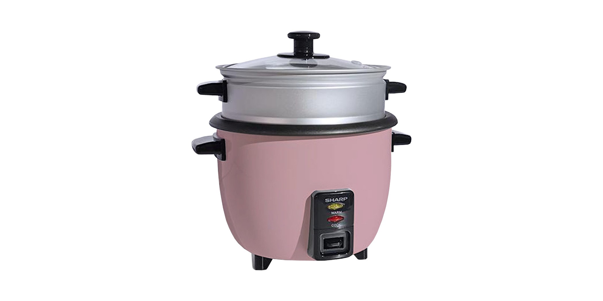 Sharp KS-H188G-P3 1.8L 2YW Pink Rice Cooker With Steamer & Glass Lid "O"