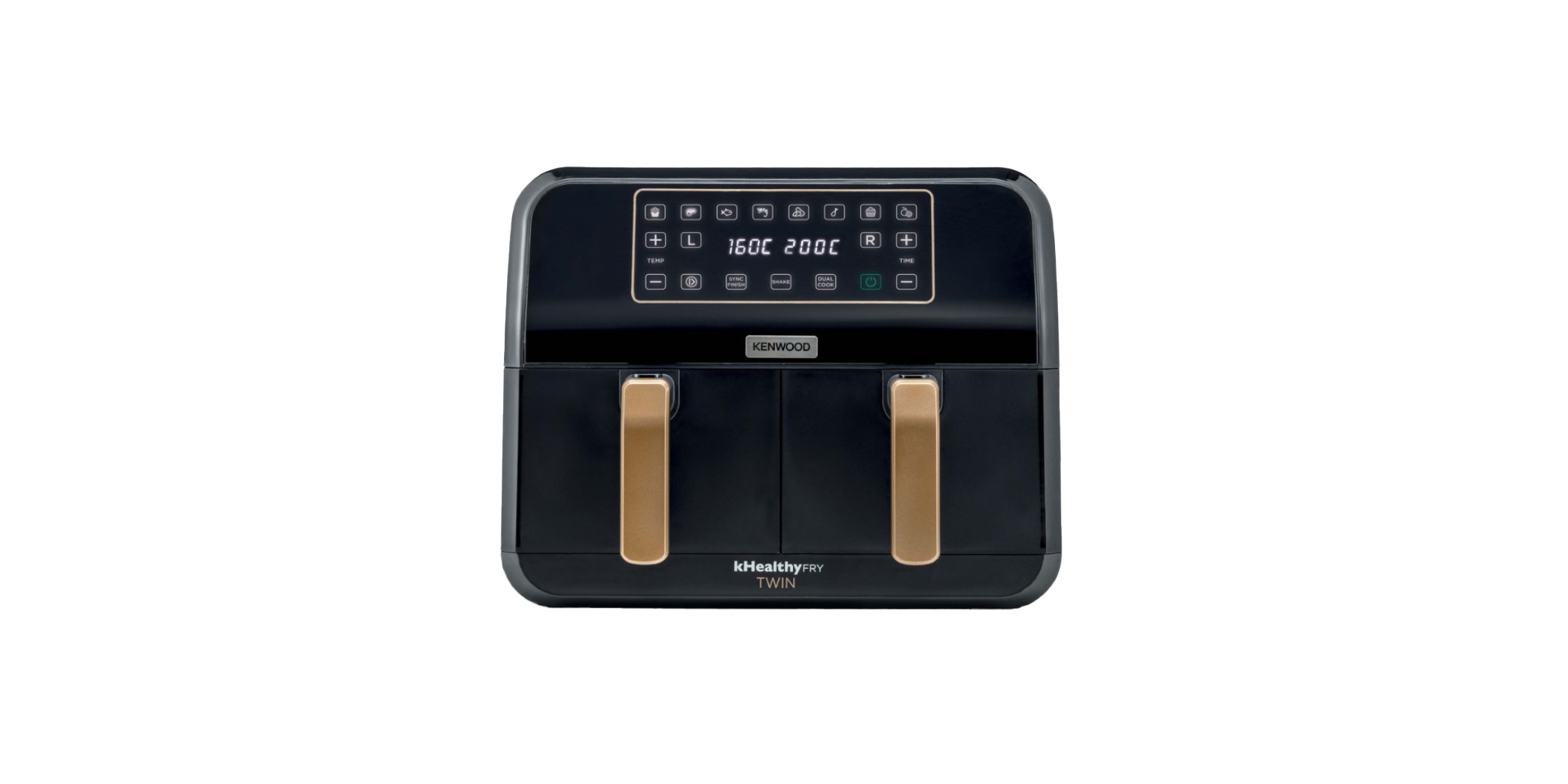 Kenwood HFM75.000MB 8L Digital Blk Metal Dual Air Fryer