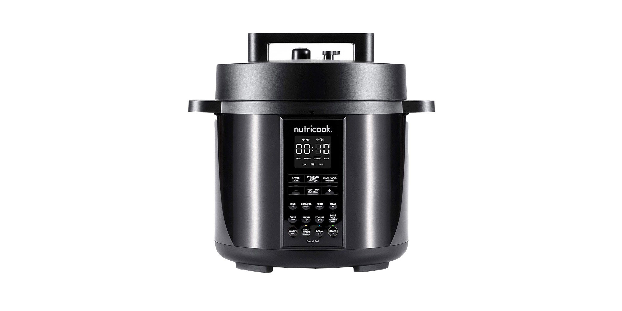 Nutricook NC-SP204K 6L 2YW Black SS Smart Pot 2 "O"
