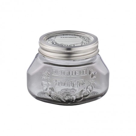 Leifheit LE028AJS Preserve 0.5L Smoky Grey Jar "O"
