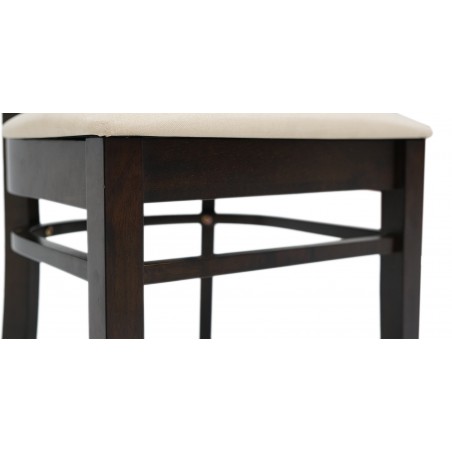 Esther Round Table and 4 Chairs Rubberwood