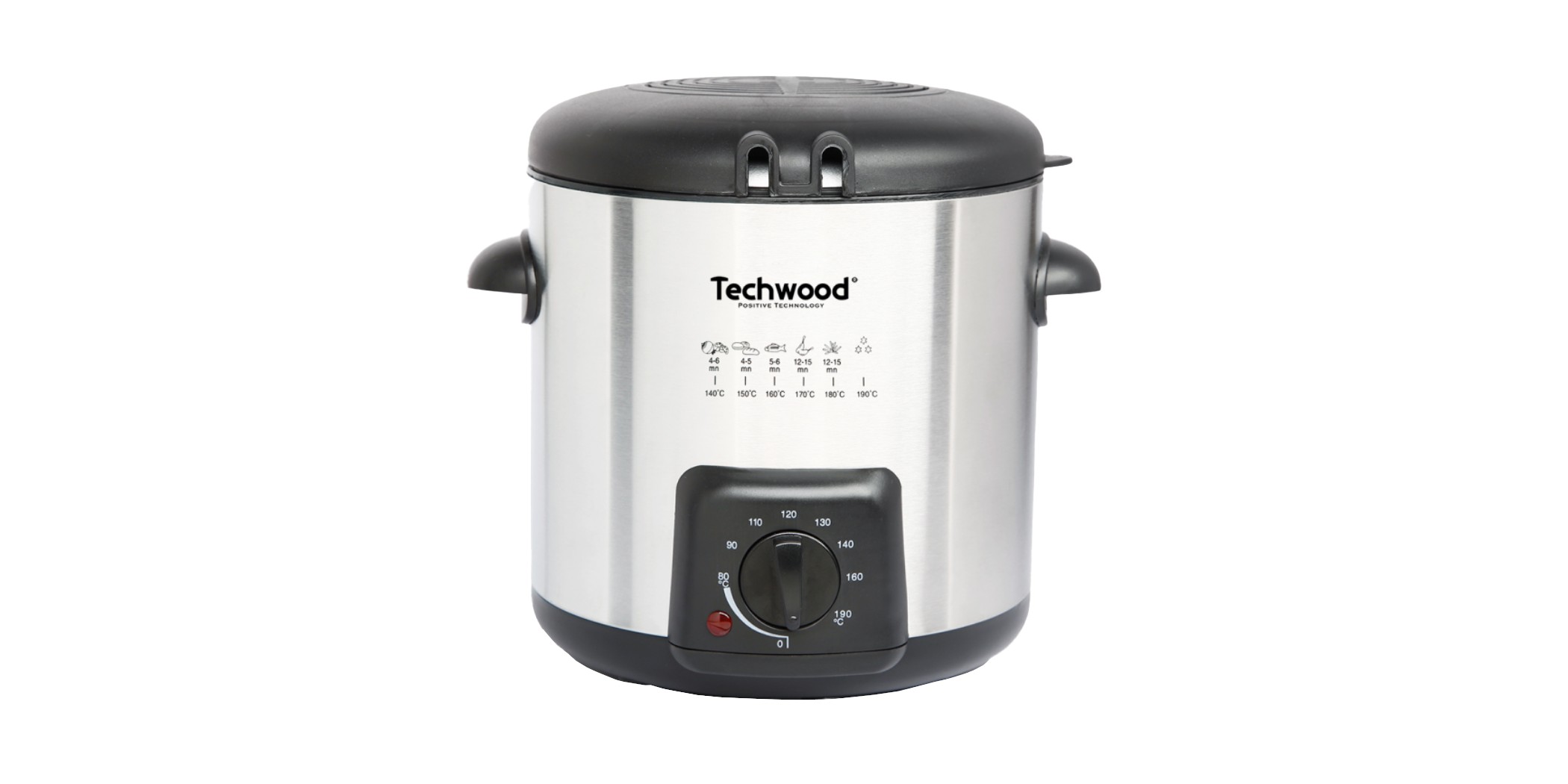Techwood TFF 99i 1L 840W Fondue With 6 Fondue Forks & Chrome Basket "O"