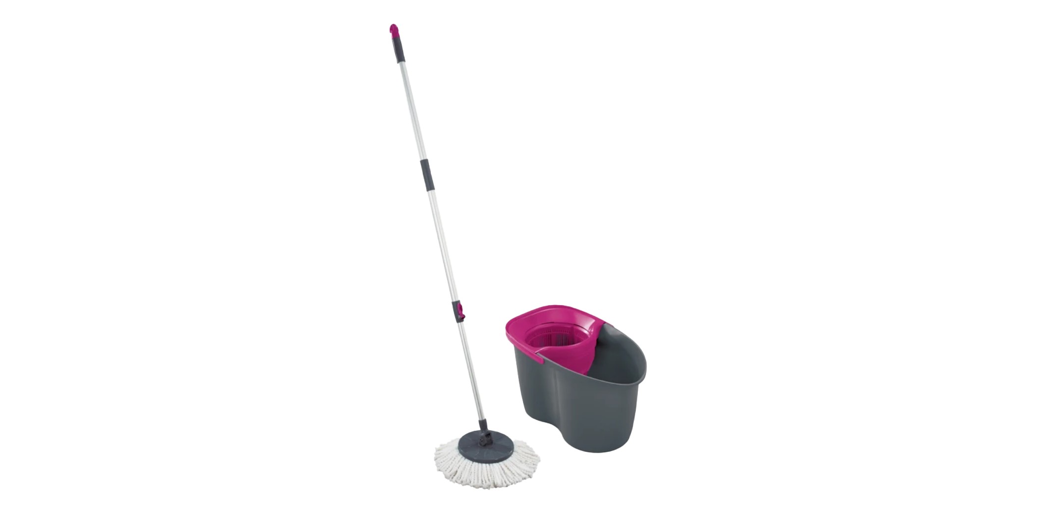 Leifheit LE060PI 60YE Pink Set Rotation Disc Mop "O"