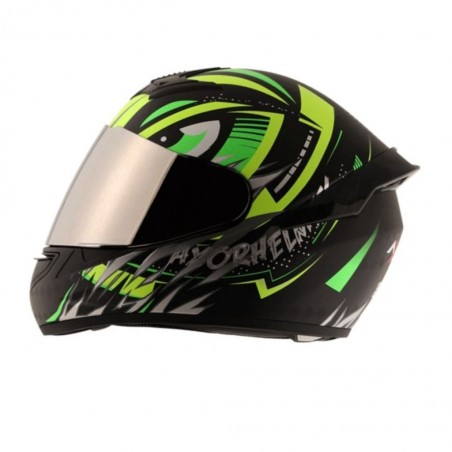 Axor Rage Trogon Black/Green/Yellow Full Face Helmet