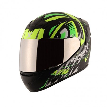 Axor Rage Trogon Black/Green/Yellow Full Face Helmet