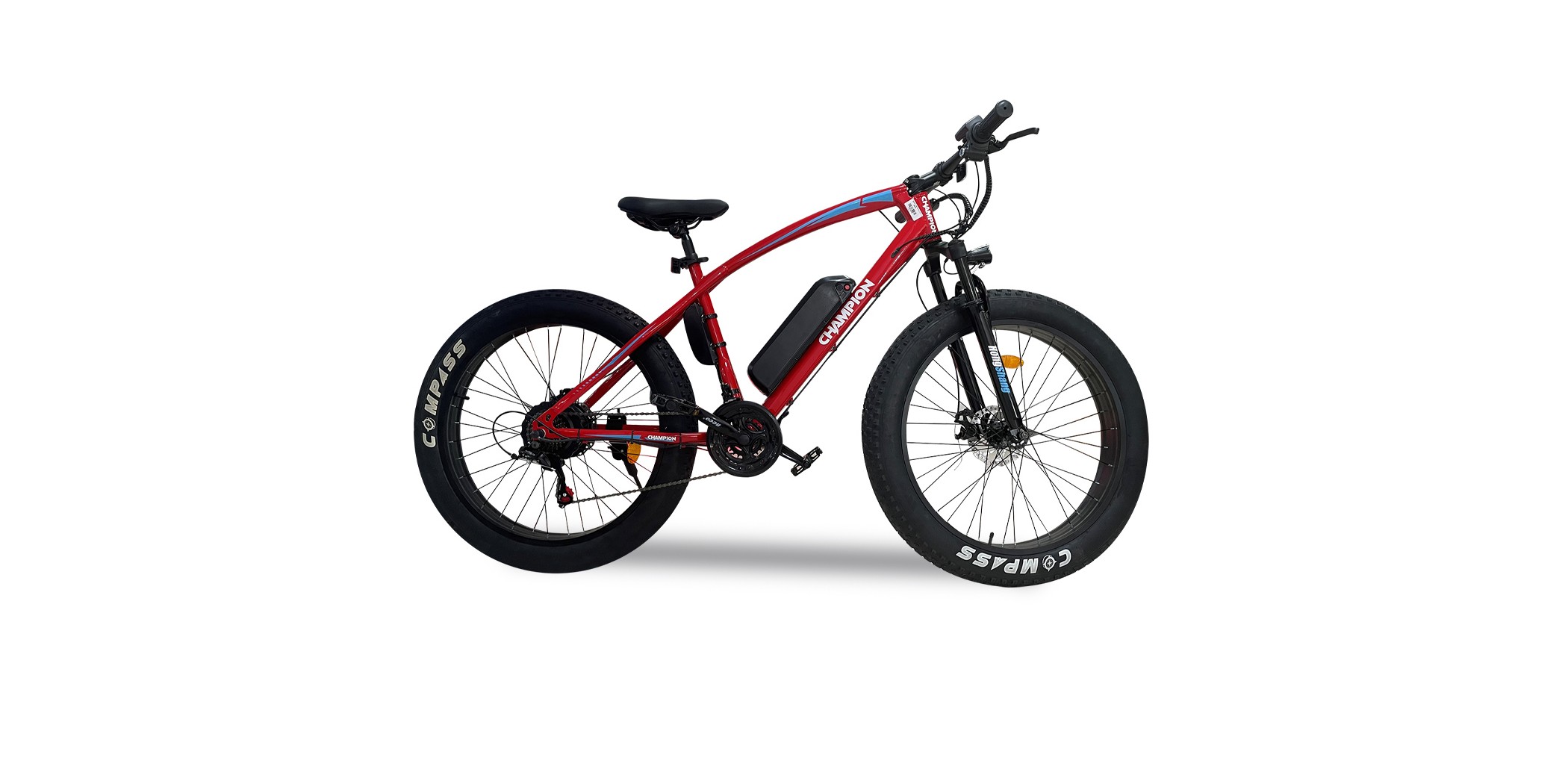 Champion YM-EB5 250 Watts (0.25 kw) Red Electric Bike