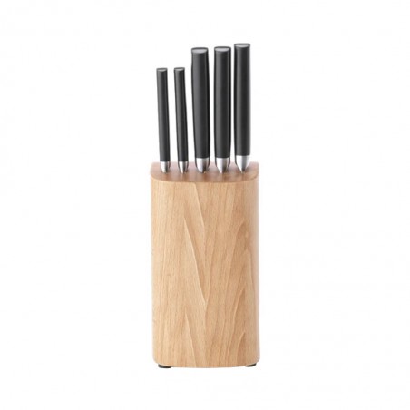 Brabantia 260483 Profile Wooden Knife Block With 5 Knives 5YW "O"