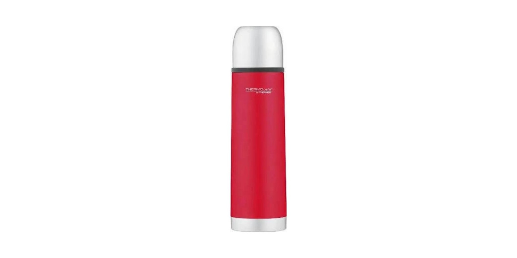 Thermos Stainless Steel 1L Red Vacuum Flask - 10090721 "O"