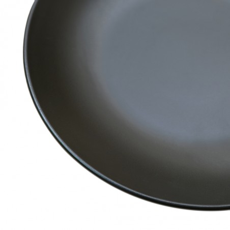 Gural GBSEO30DU141SYH 30cm Matt Black Flat Plate "O"