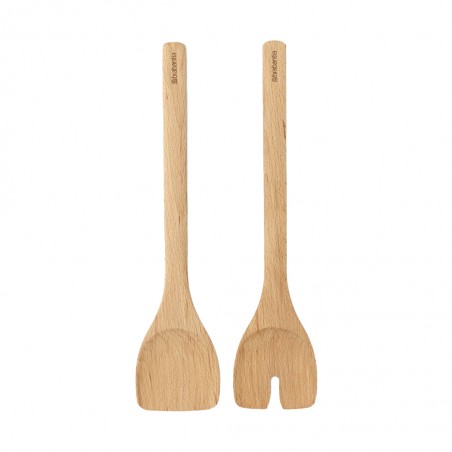 Brabantia 260643 Profile Set of 2 Wooden Salad Servers 2YW "O"