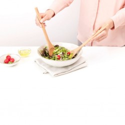 Brabantia 260643 Profile Set of 2 Wooden Salad Servers 2YW "O"