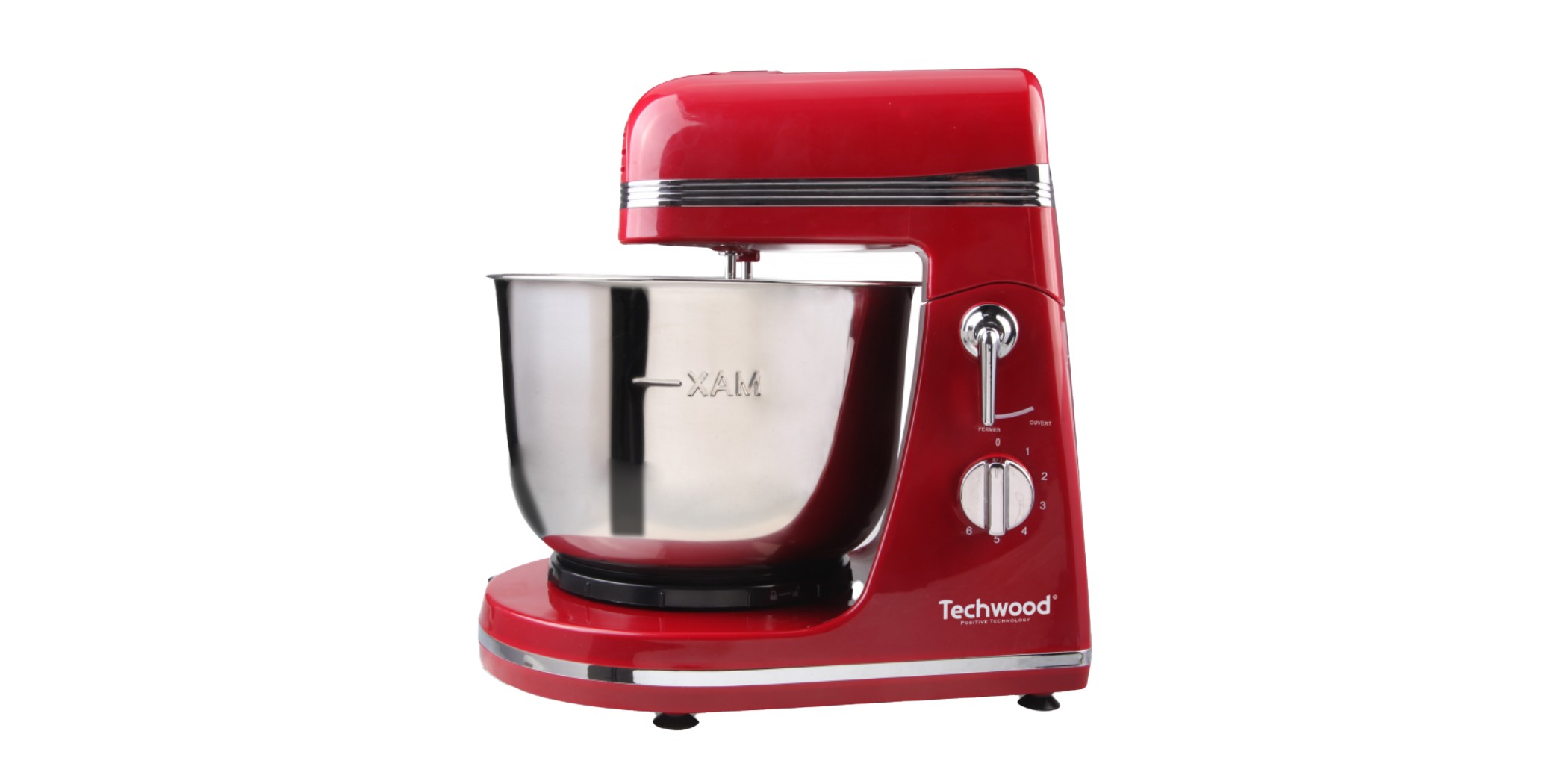 Techwood TMB 365 3.5L S/Steel Bowl 350W Food Processor With Blender & Whisk "O"