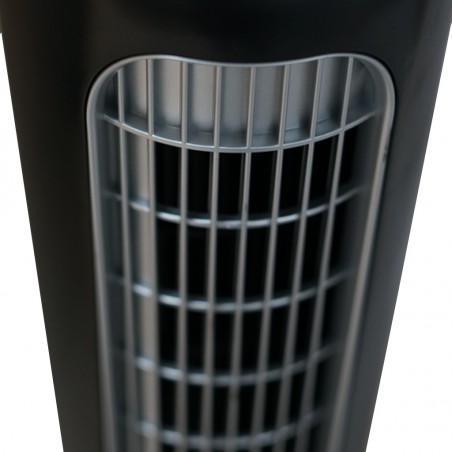 Air Monster 15890R 43" Blk/Silver Remote Tower Fan