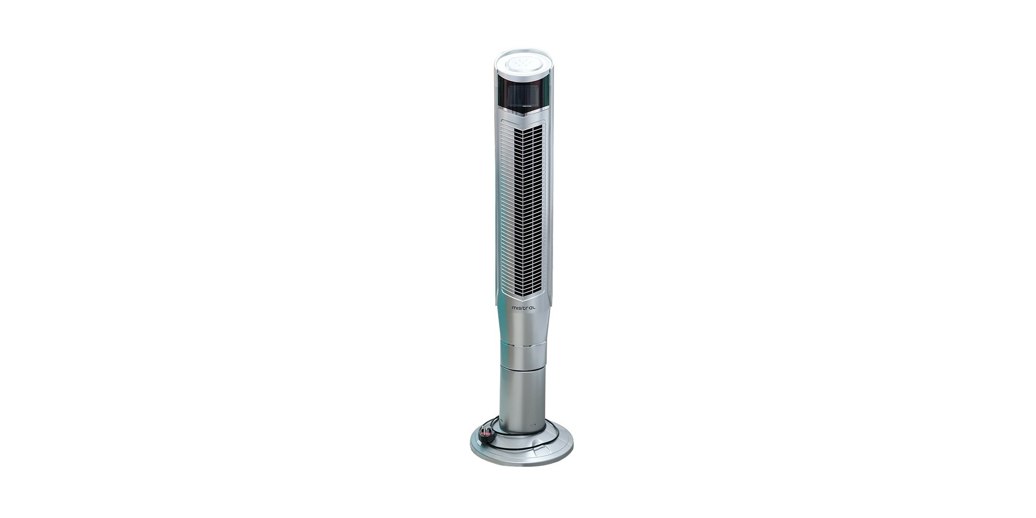 Mistral MFD368SR Silver Tower Fan with Remote