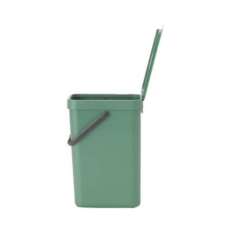 Brabantia 129803 12L Fir Green Sort & Go Waste Bin 10YW "O"