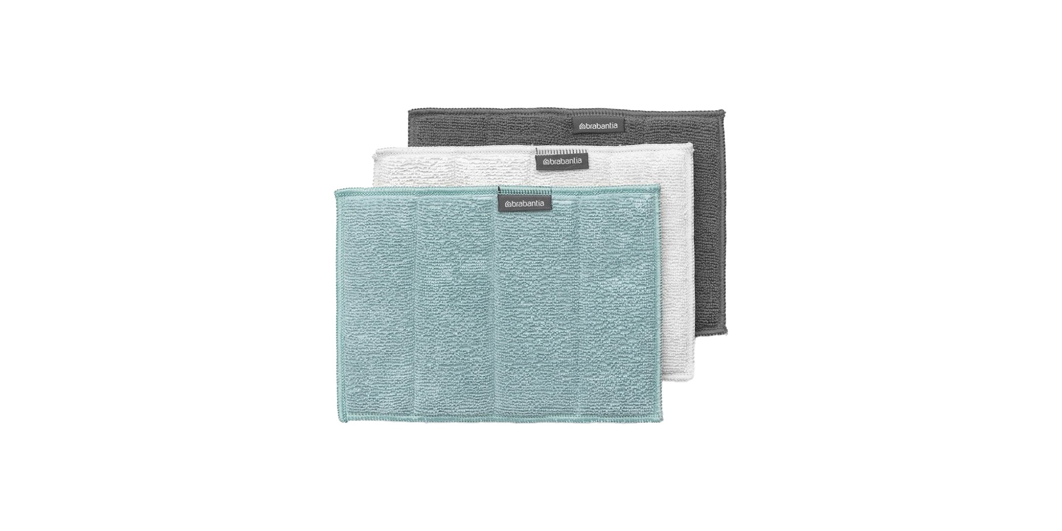 Brabantia 117725 Mint  Set of 3 Microfibre Cleaning Pads 2YW "O"