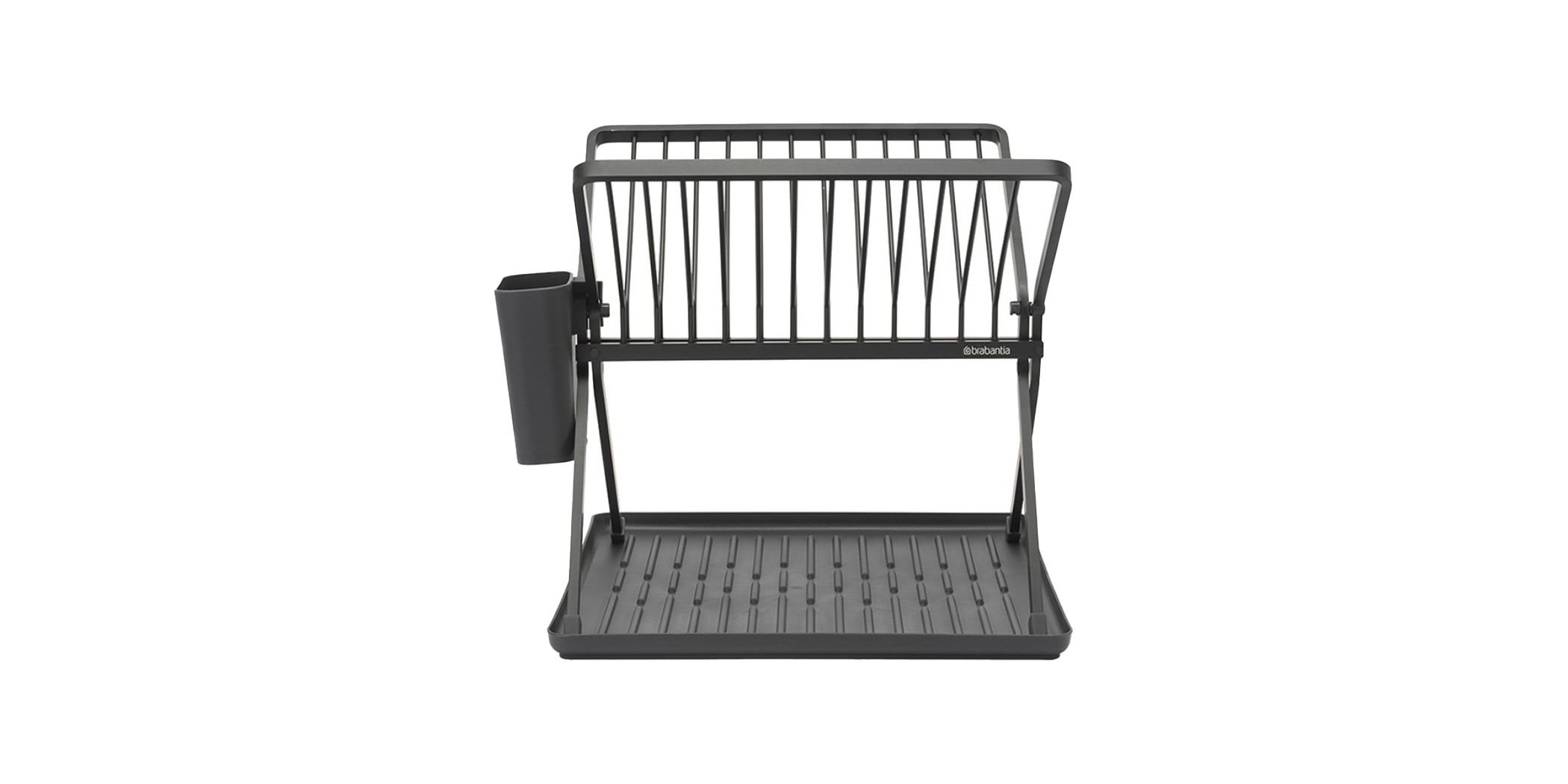 Brabantia 139406 Dark Grey Foldable Dish Rack 5YW "O"