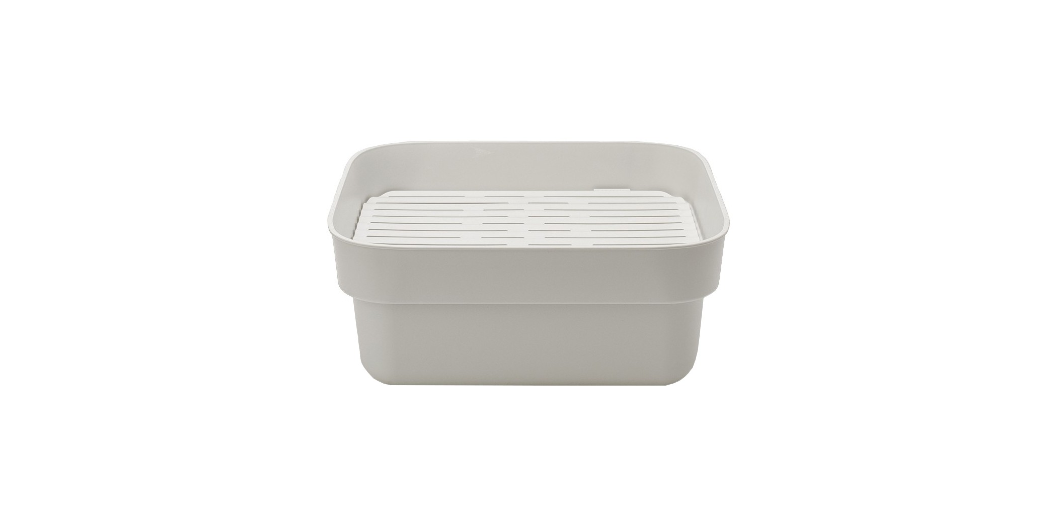 Brabantia 302688 Light Grey Washing Up Bowl With Drying Tray 5YW "O"