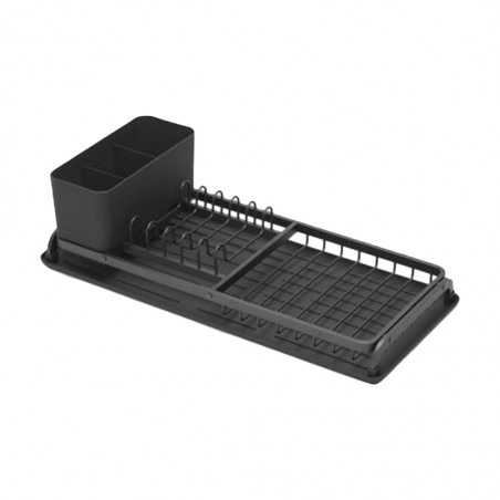 Brabantia 660184 4 Pcs Dark Grey Dish Rack Set 5YW "O"