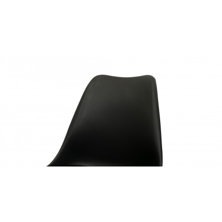 Adrian Table & 4 Chairs Black
