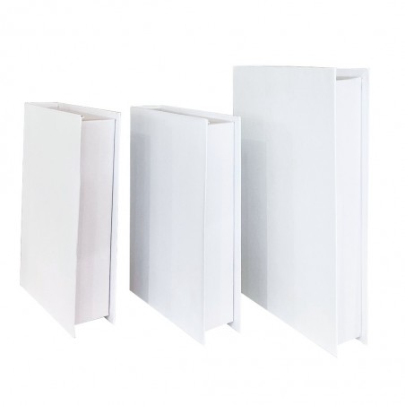 White Faux Book