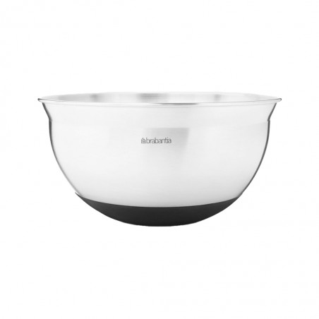 Brabantia 363849 1.6L Matt Steel/Black Mixing Bowl 5YW "O"