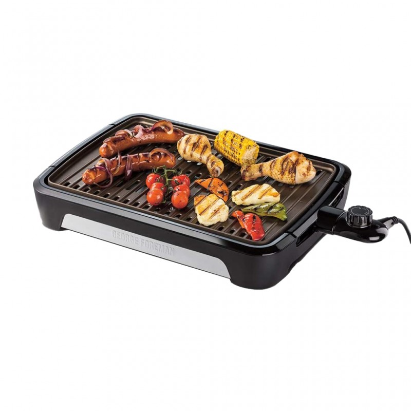 George Foreman 25850 Smokeless BBQ Grill "O"