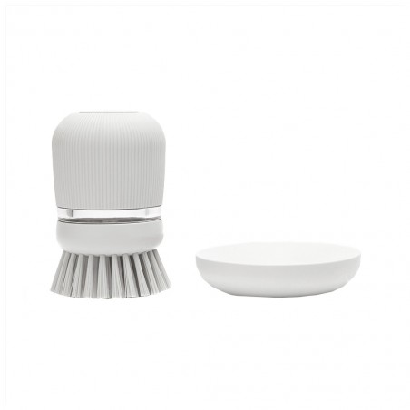 Brabantia 302640 Light Grey Soap Dispensing Dish Brush 5YW "O"