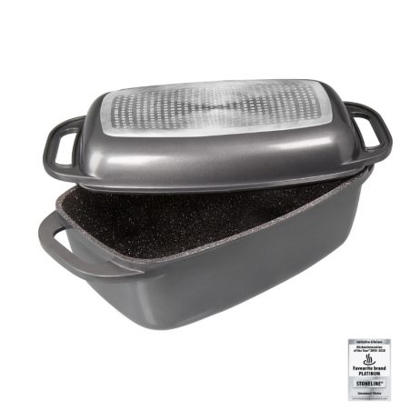 Stoneline WX 7947 40cm Roaster + Metal Lid "O"